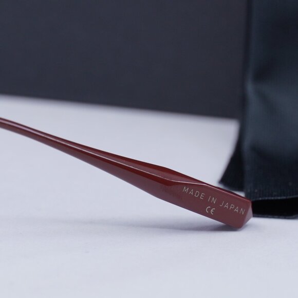 Valentino V-STUD VLX-122B Geometric Eyeglasses - Bordeaux 52mm - Picture 9 of 10